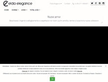 Tablet Screenshot of eldaelegance.com